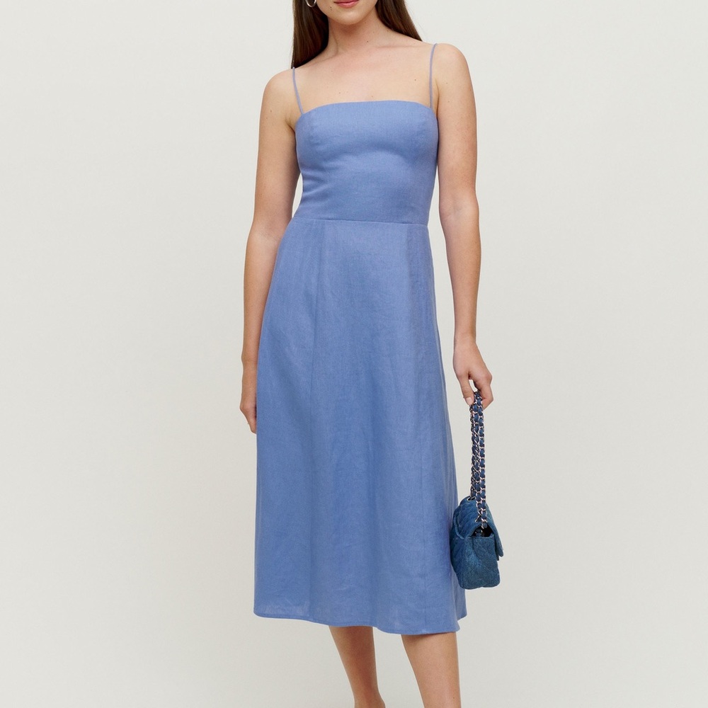 Reformation Christen Linen Dress